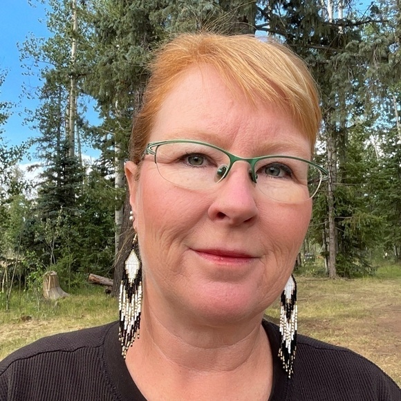 Gold and Black Beaded Earrings with Fringe, New, Handmade by Me - Picture 6 of 8